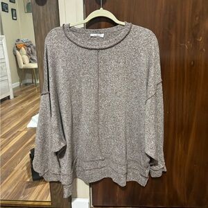 Banana Republic Gray Boxy Sweatshirt
